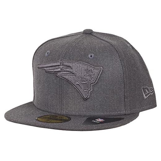 New Era 59Fifty keps – GRAPHITE New England Patriots grå – 19,7 cm