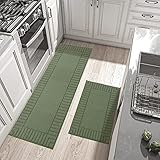 BEQHAUSE-Kitchen-Rugs-Non-Slip-Kitchen-Mats-for-Floor Machine Washable Kitchen Rugs 2 Pieces Kitchen