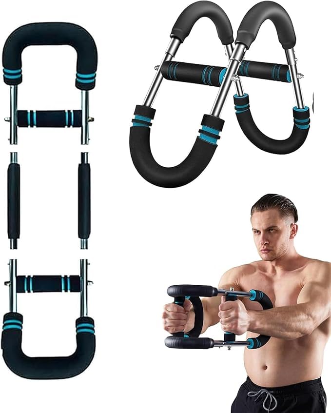 Shrevi Adjustable Resistance Upper Body Exercise Machine | Pectoral Strengthener Home Gym Wrist Exerciser for Men & Women Arm Trainer for Chest Workout Equipment-image-7