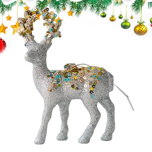 Statue de renne de Noël idée cadeau et décoration de table pour bureau et étude