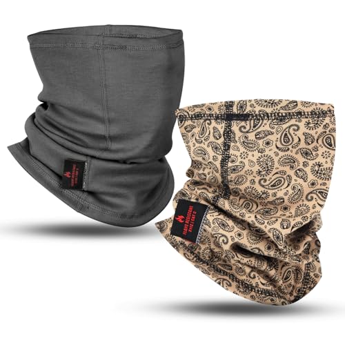 Image of FR Neck Gaiter Fire Resistant Face Mask for Emergency Prep, Wildfire Safety - Moisture-Wicking Cotton ASTM Certified
