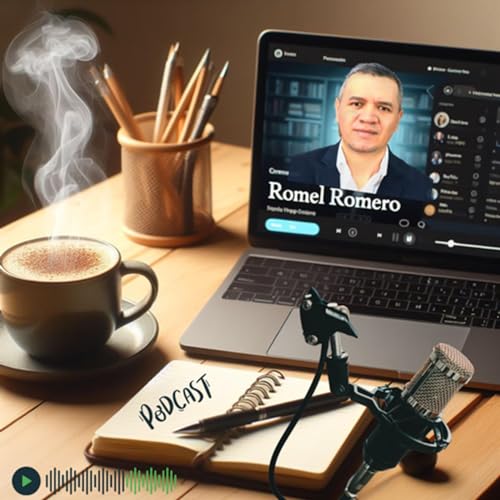 Un caf&eacute; con Romel Romero cover art