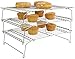 Surpahs 304 Grade Stainless Steel 3-Tier Stackable Cooling Rack Set