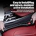 Apkoliros 2-Pack Car Seat Gap Filler, Anti-Drop Leak-Proof Seat Crevice Organizer with Phone Holder, Perfect for Car SUV Truck Interior