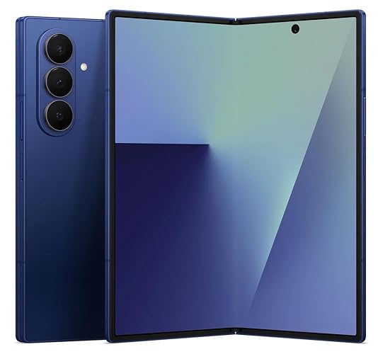 Samsung Galaxy Z Fold 7 5G SM-F966B/DS 512GB 12GB Dual SIM Factory Unlocked GSM Smartphone, 7.6" 120Hz AMOLED Display, 50MP Cameras - International Version (Blue Shadow)