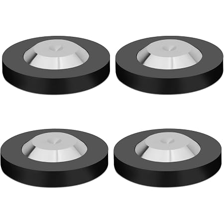 3x 49mm Stainless Steel Speaker Spike Pads – Adjustable Height Isolation Feet – Universal Fit