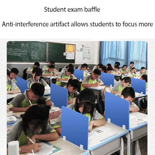 Cloison de séparation de bureau 4mm écran de protection examen