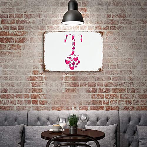 Panneau de Saint-Valentin en cœur 30x45 cm pour déco murale - 6