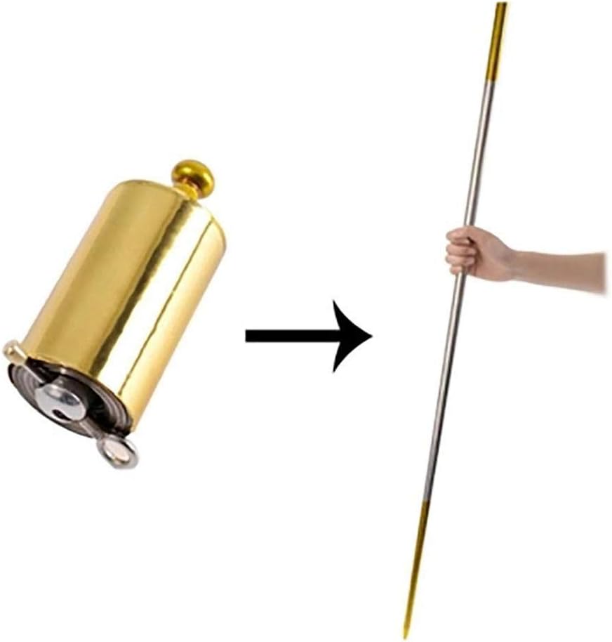 Professional Wand Portable Professional Wand Telescopic Props Funny Staff Martial Arts Metal Pocket (1.5 m)