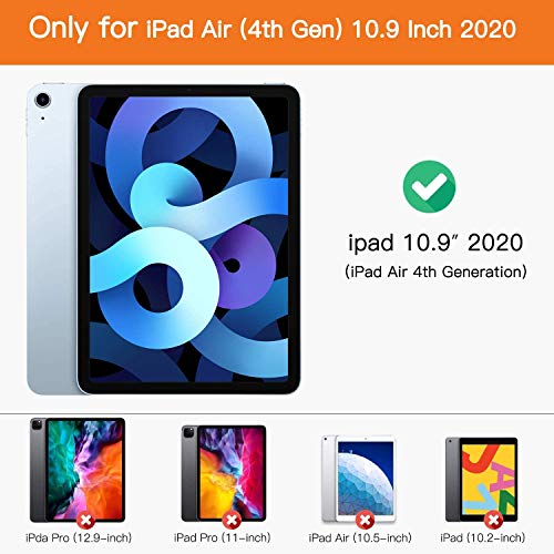 Zenrich Ipad Air 5Th/4Th Generation Case 2022/2020, Zenrich Ipad 10.9 Inch Case With Screen Protector Stand Hand Strap Shoulder Belt For Ipad 10.9 Inch/Ipad Pro 11 Inch 2020/2018,Black #TOP6