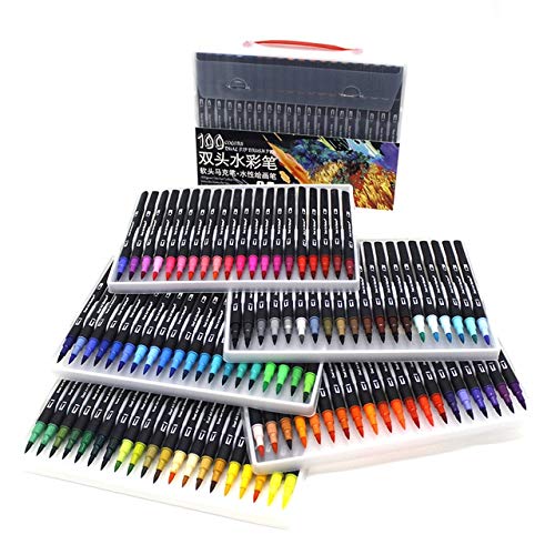 Buy Art Markers Watercolor Markers Brush Pen Dual Tip Fineliner
