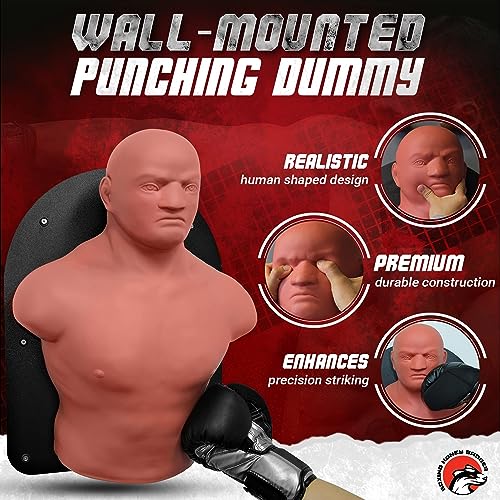 Boxing Honey Badger Wall-Mounted Punching Dummy Boxing Punching Bag Martial Arts Training Dummy thumb #1