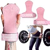 MANUEKLEAR Weightlifting Wrist Straps with Cushion Wrist Loop,Leather Weight Lifting Wrist Straps fo