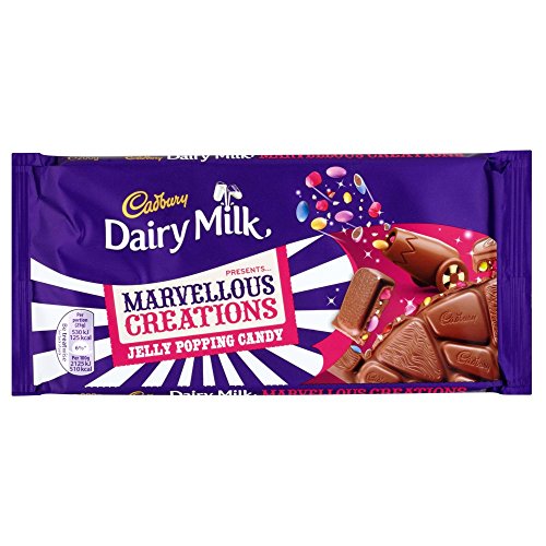 Cadbury Dairy Milk Chocolate Marvellous Creations Jelly Popping Candy Muscheln 180 g