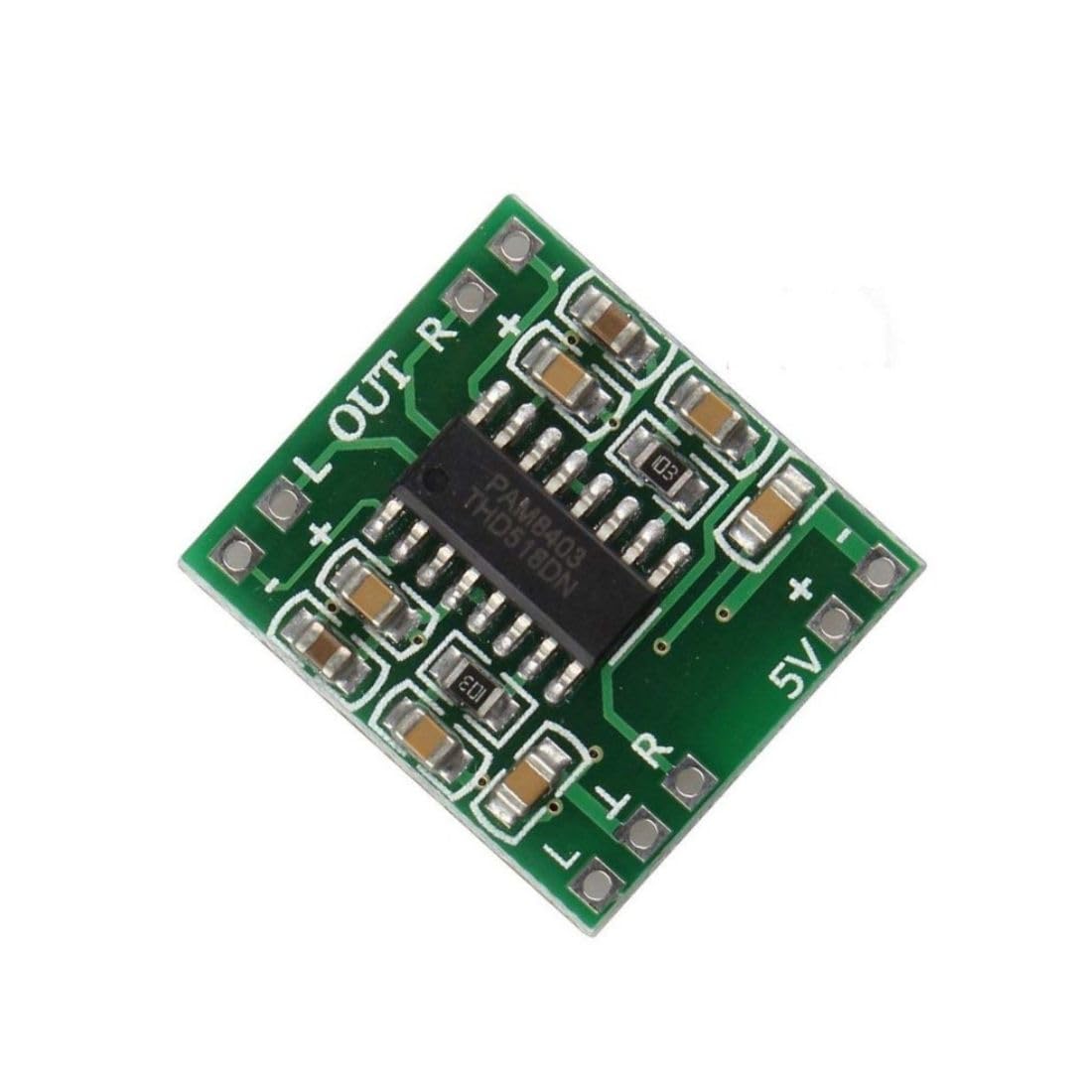 Robocraze PAM8403 3W Digital power Audio Amplifier Board USB DC 2.5V ~ 5V. Class D-image-15