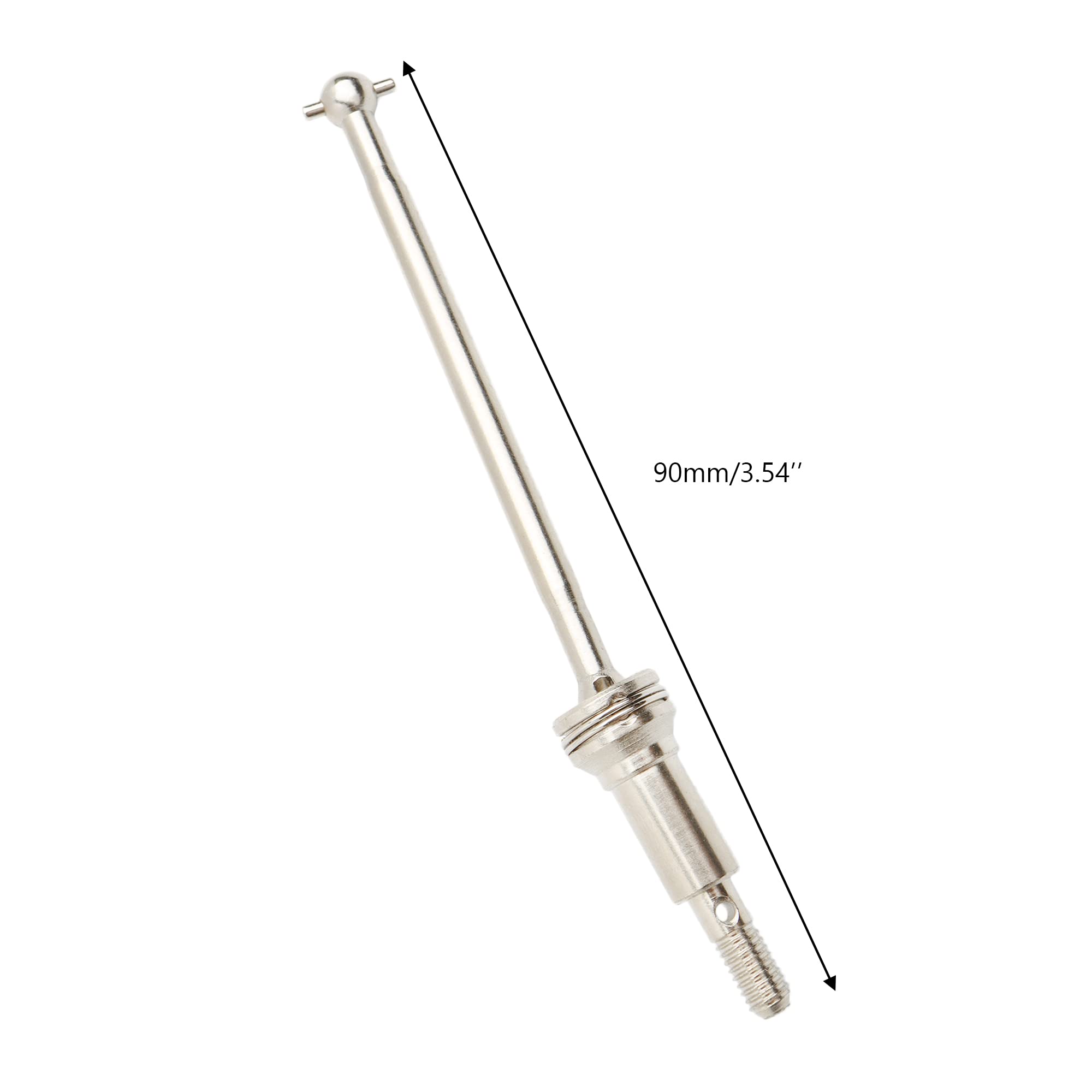 Reinscer Lot De 2 CVD Métal Pour Xinlehong Q901 Q902 Q903 9130 9136 9137 - Pièces Auto RC 1/16 Argenté