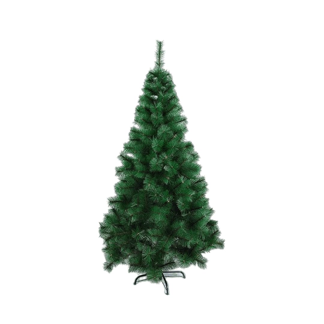 fizzytech 6 Feet Artificial Christmas Tree with 260 Tips | Pine Needle Leaf with Lifelike Foliage & Sturdy Metal Stand | Easy Assembly Perfect for Home Decor, Office & Christmas Decorations