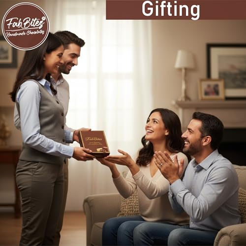 Image of Homemade Chocolate Gift Box-100 Pcs Almond Chocolates -800 gm Handmade Chocolate Gift Pack| Chocolate Distribution Box for Birthday in School in Bulk for Kids /Children (100 Pcs)