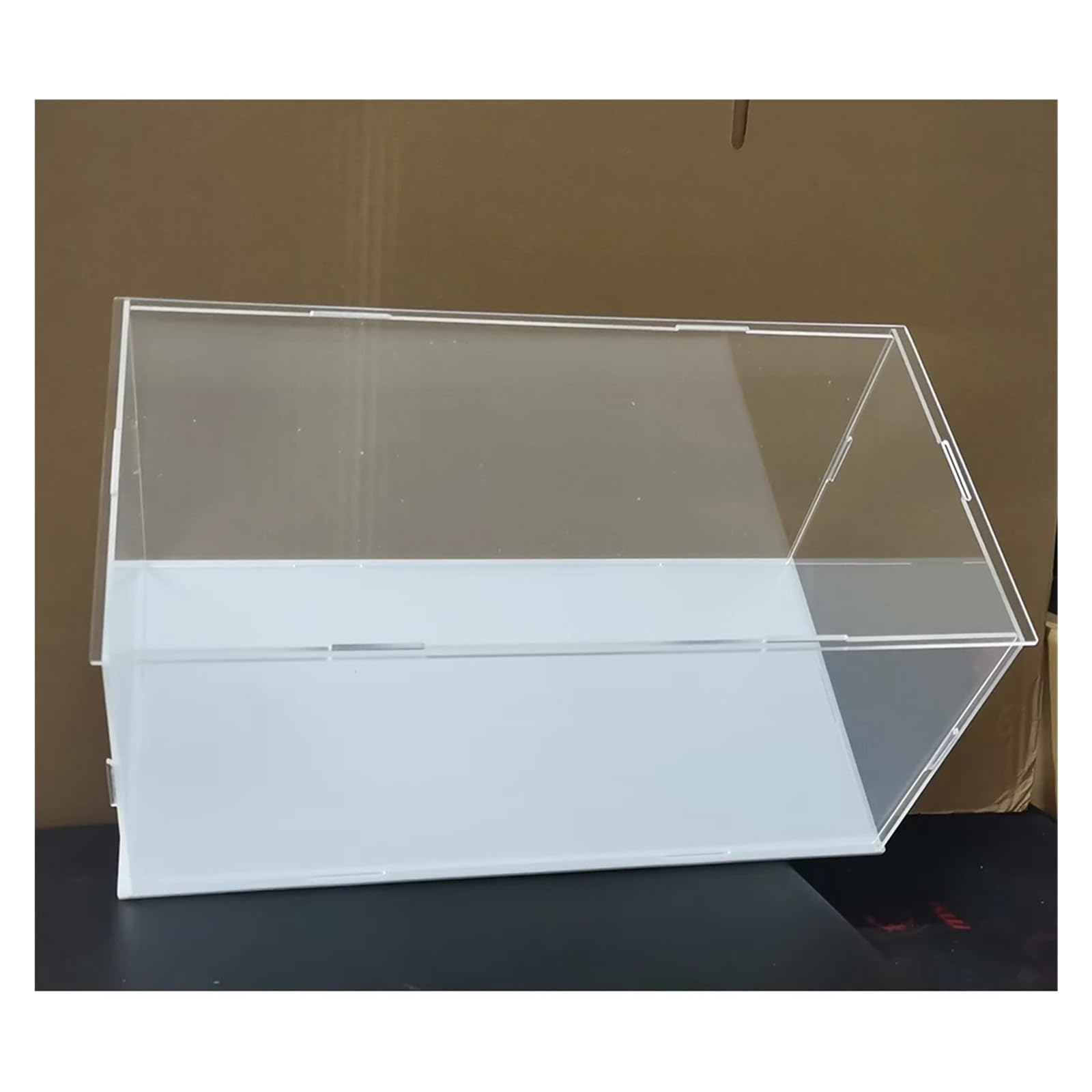 Vitrina Expositora Transparente Caja de presentación Transparente HD 40x35x35 cm