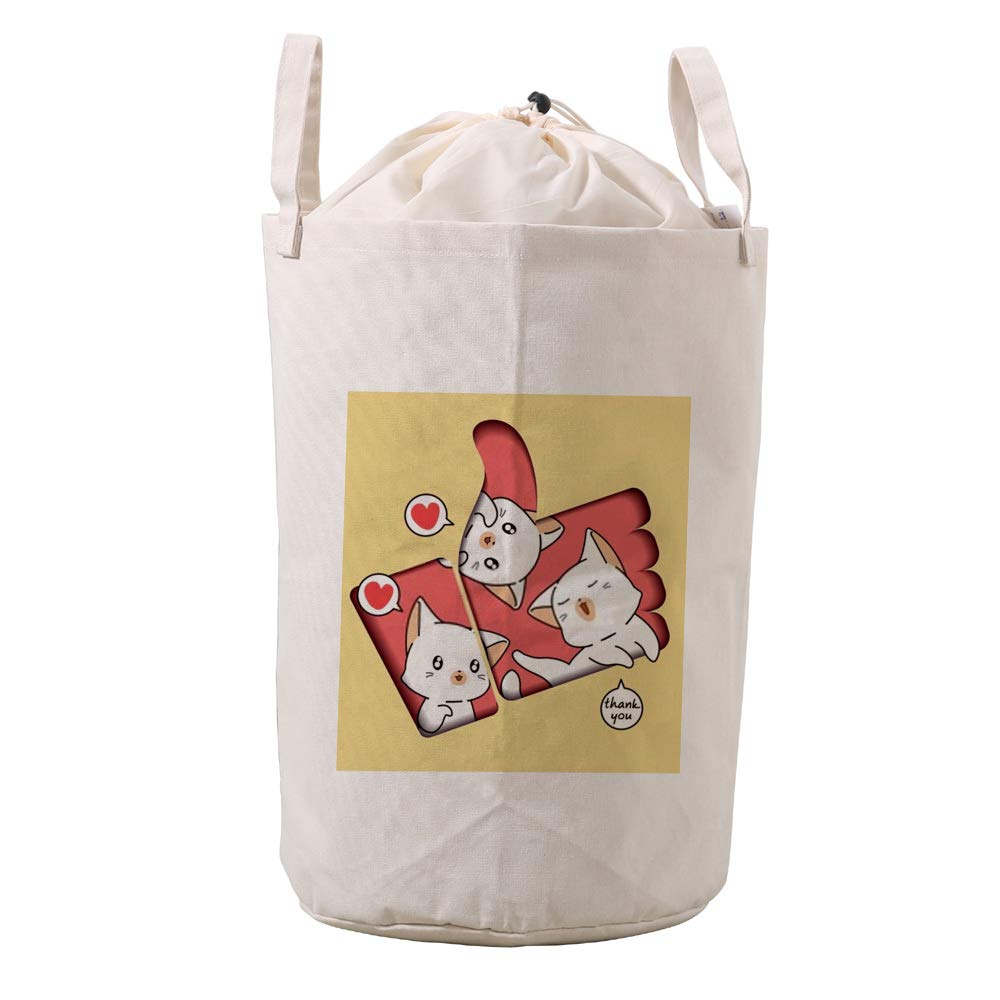 Sac à linge en lin anti-odeur pour purifier la salle de bain