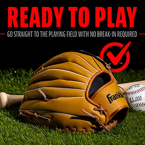 Image of Franklin Sports Baseball and Softball Glove - Field Master - Baseball and Softball Mitt