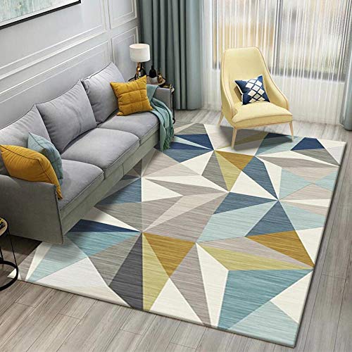 Alfombras Salon Mostaza y Gris Marca Kunsen