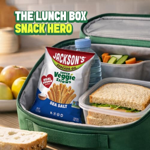 Image of Jackson's Mixed Snack Variety (1 oz & 1.5oz Pack of 18) - Made with Avocado Oil, Veggie Straws, Sweet Potato Chips & Kettle Chips, Snack Variety Pack, Individual Bags