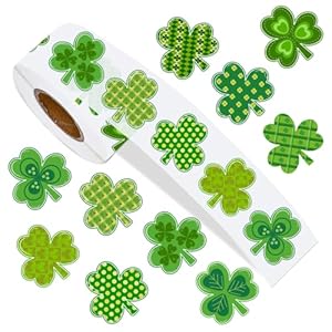 Aweelon 1000 Stück St. Patrick's Day Aufkleber