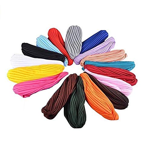 Turban en polyester stretch pour masquer la perte de cheveux avec ce lot de 17 bonnets - 2