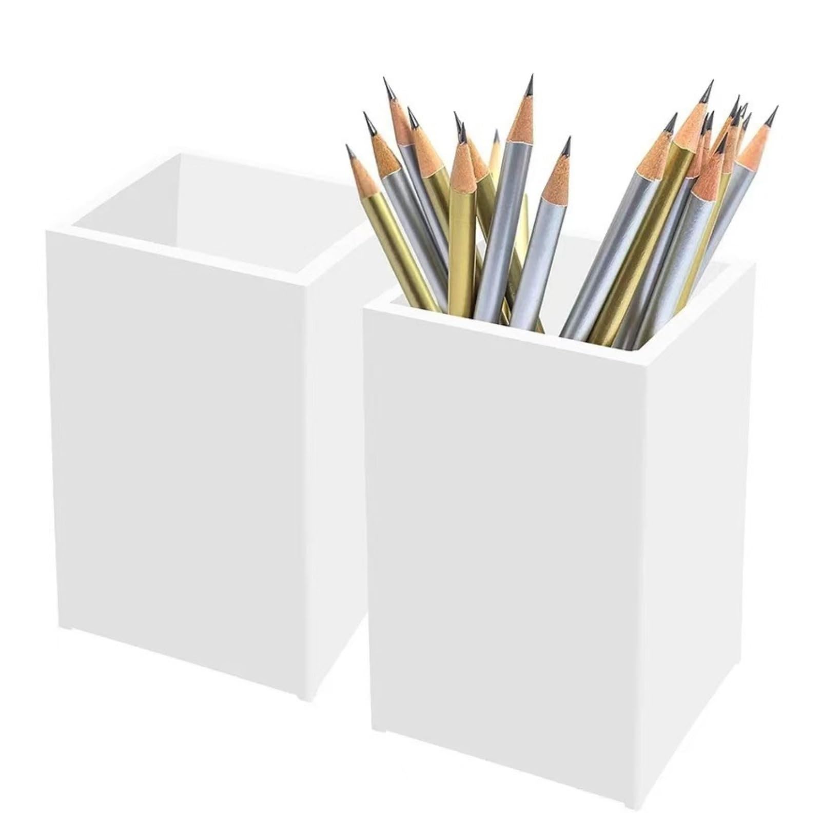 Portapenne da Scrivania, Portatutto Portapenne da scrivania, portapenne, for articoli di cancelleria Desk Organizer(White)