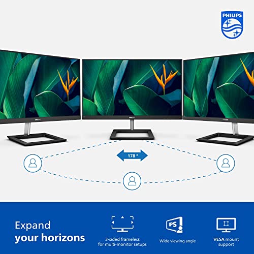 Image of PHILIPS 3840 x 2160 pixels 278E1A 27 inch Frameless Monitor, 4K UHD IPS, 109% sRGB, Speakers, VESA, 4Yr Advance Replacement Warranty