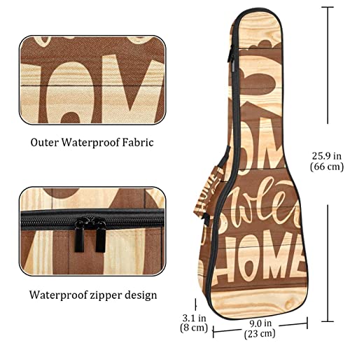 Housse pour ukulélé Home Sweet Home rétro avec rembourrage en éponge de 10 mm d’épaisseur 53,3 cm avec sangles réglables… - Les Beatles, Paul McCartney, John Lennon, RIngo Starr, George Harrison Housse pour ukulélé Home Sweet Home rétro avec rembourrage en éponge de 10 mm d'épaisseur 53,3 cm avec sangles réglables… – Image 5