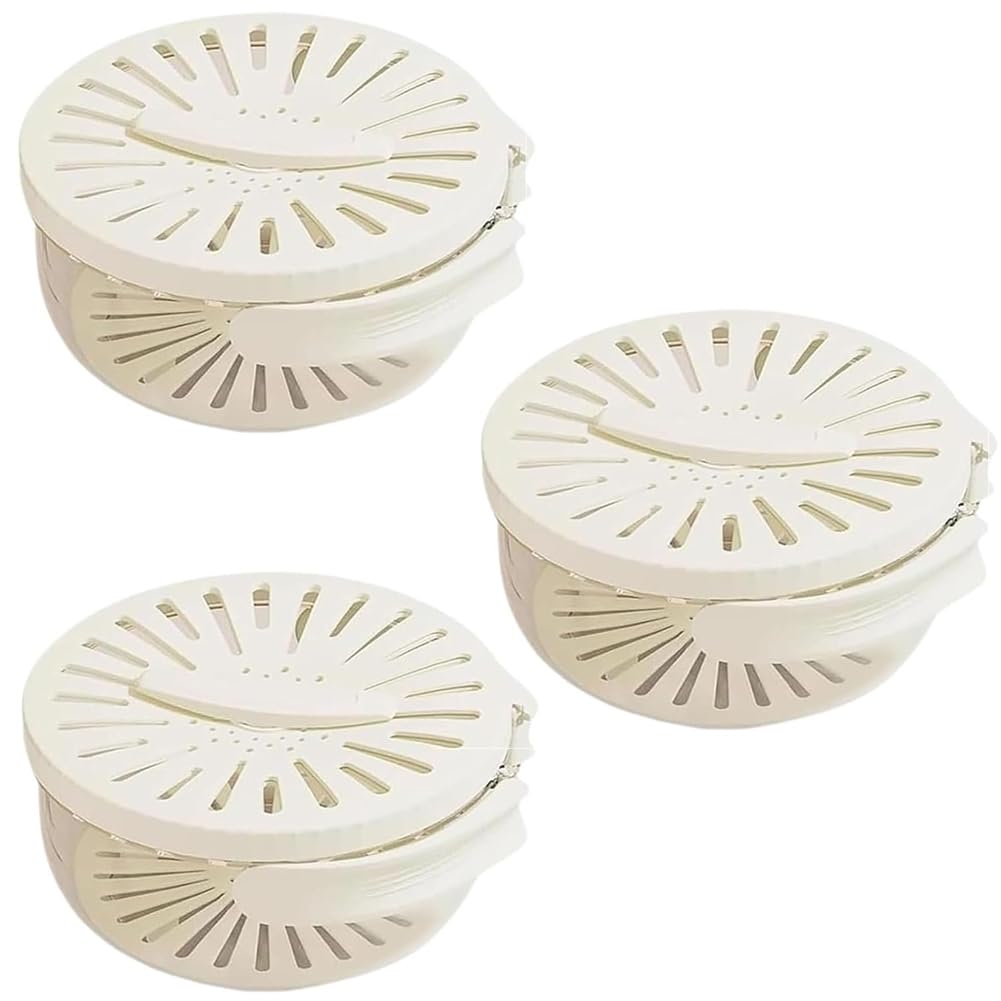 CTRLZS Drainage Basket Storage Box Multifunctional Drainage Basket with Cover 2-in-1 Water Filter & Filter with Handle,B