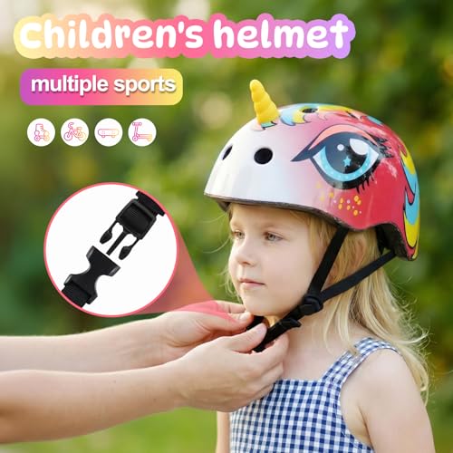 Image of Toddler Kids Bike Helmet, Adjustable and Multi-Sport, 3 Sizes for Ages 1-2-3-5-8-14 Years Child Infant Boys Girls