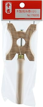 Amazon.co.jp: 千吉 糸巻き 木製凧糸巻 小 建築用水糸 巻き付け用