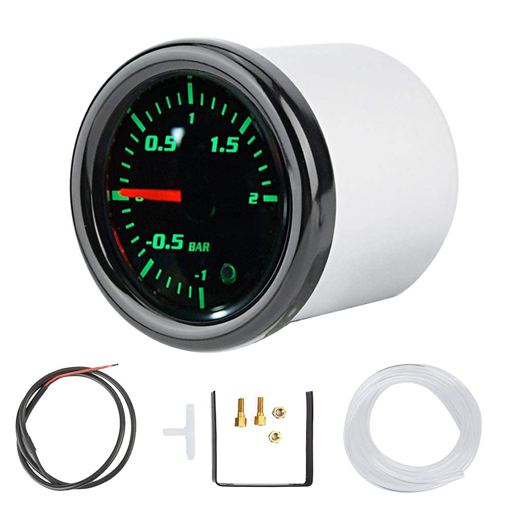 Kit misuratore turbo boost, display a LED universale 2 "52mm Misuratore turbo boost per moto con sensore