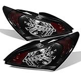 AKKON - For 10-12 Genesis Coupe Black Bezel Rear LED Tail Lights Brake Lamps Replacement Left + Right Pair