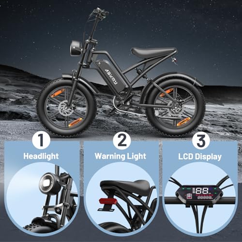 Electric Mountain Bike for Adults, 1500W Peak Motor Ebike,