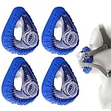 Mask Liners 4-Pack Soft CPAP' Masks Cushion Reusable Full Face Mask Cushions Comfortable Cushioned Covers Reduces Air Leaks One Size Fits All