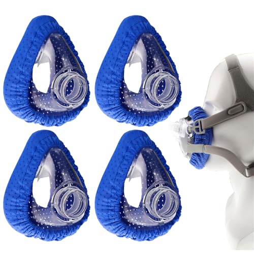 Mask Liners 4-Pack Soft CPAP Masks Cushion Reusable Full Face Mask Cushions Comfortable Cushioned Covers Reduces Air Leaks One Size Fits All