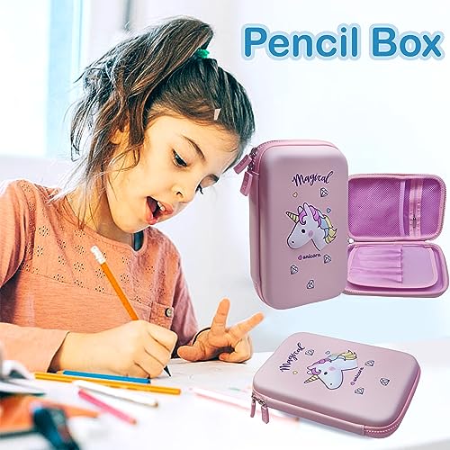 Image of FunBlast Pencil Case for Kids, Kids Pencil Pouch, Unicorn Pouch for Girls, Pencil Pouches for Kid, Pencil Box for Kid, Pencil Case Organizer for Girls, Birthday Return Gifts