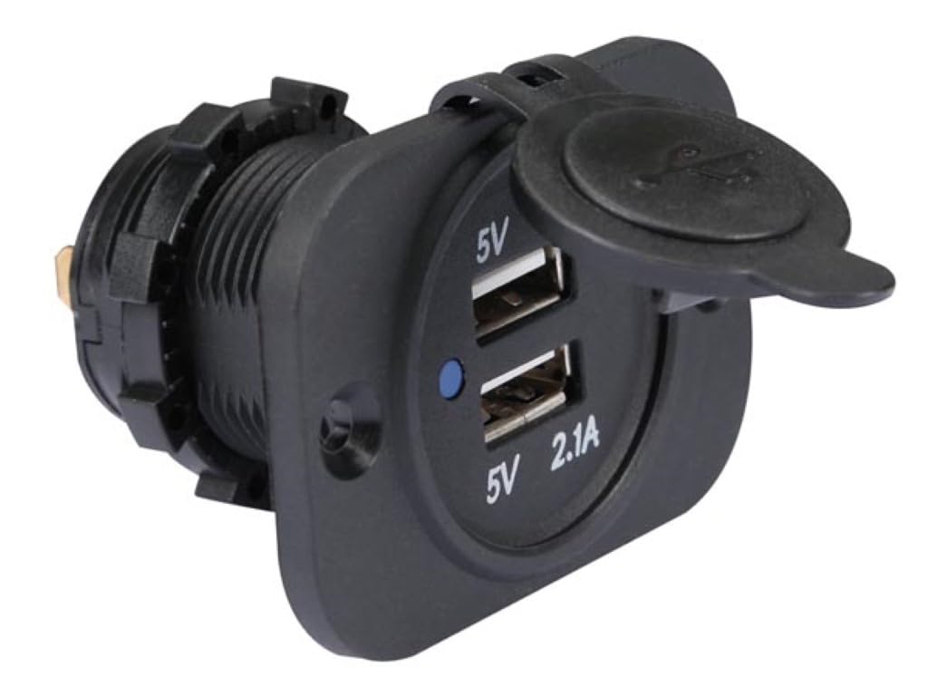 12-24VDC USB Flush Connection, 5V Output