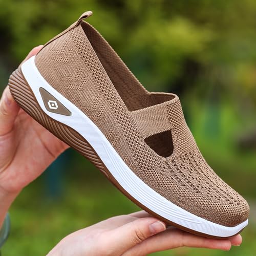 Women's Orthopedic Walking Shoes, Zapatos Ortopédicos para Mujer - Lightweight, Loose Fit, Breathable, Mesh-Comfortable, Soft Soled, Wide & Bulky Sneakers2