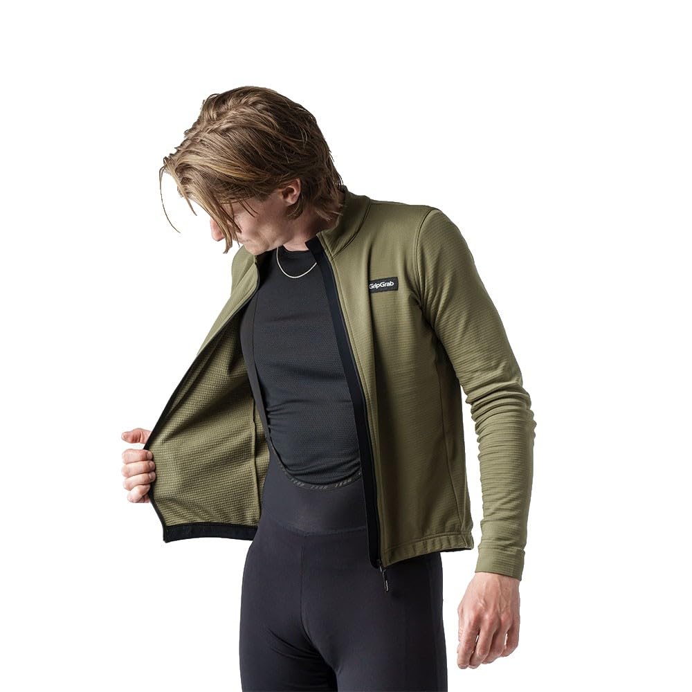 GripGrab Gripgrab Explr Merinotech Thermo Langarmtrikot Maglia da Ciclismo Uomo (Pacco da 1)