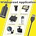 USB to Cigarette Lighter Adapter, 10W USB Male to 12V Cigarette Lighter Socket Cable, for Dash Cam, Radar Detector, Car Fan, Electronic GPS, Led Light