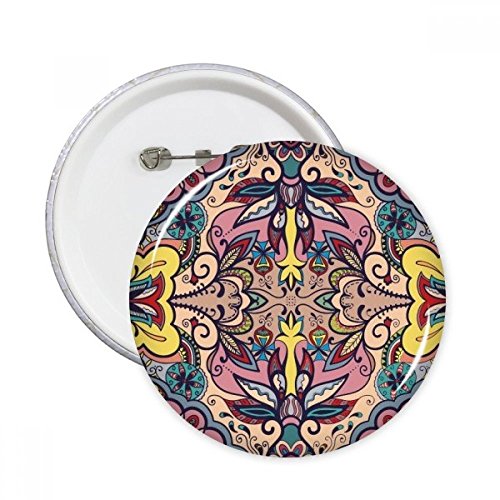 Bouton vêtements motif européen lot de 5 badges cadeau idéal