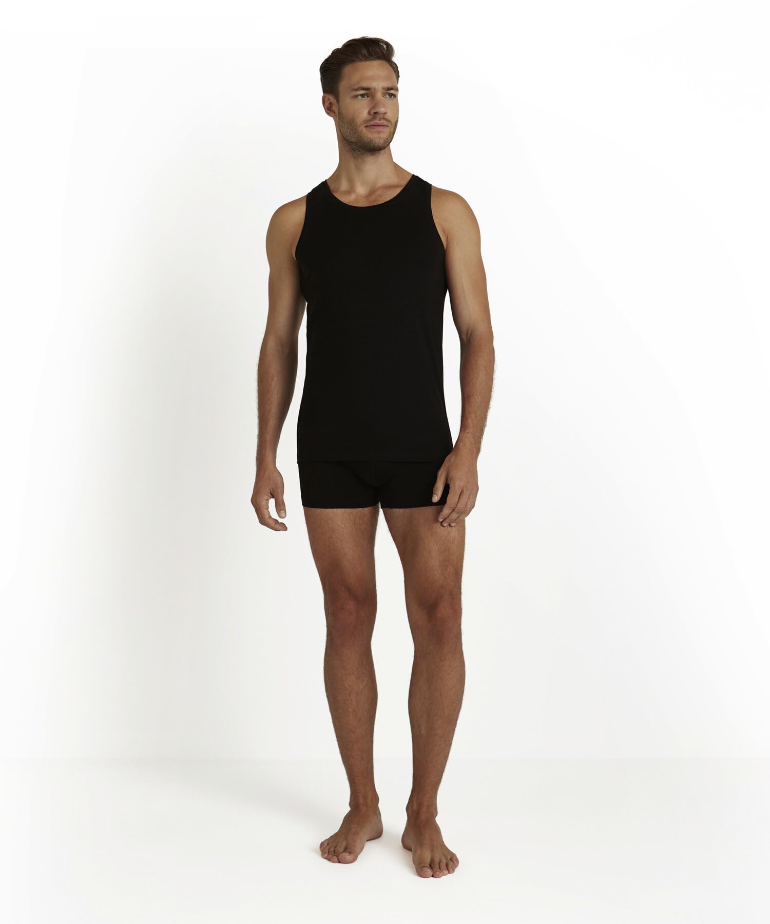 FALKE Herren Daily ClimaWool Singlet Unterwäsche Unterhemd Muscle-Shirt bequem weich flache Nähte körpernah nachhaltig feuchtigkeitsregulierend schnelltrocknend atmungsaktive Wolle Lyocell 1 Stück