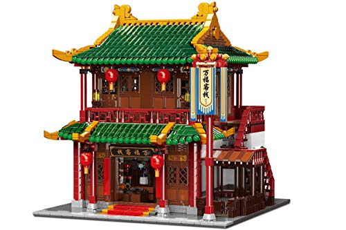 Steinchenshop Xingbao Haus Architektur China Town Road House 3046 Klemmbausteine Bausteine XB-01022 Cover