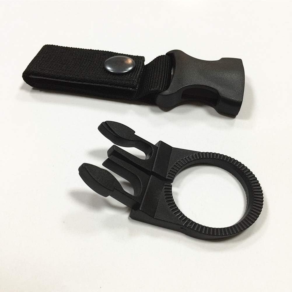 Hanging Bottle Buckle Clip Carabiner,Portable Mineral Water Bottle Ring Holder Keychain Belt Webbing Strap for Outdoor Camping Hiking Traveling