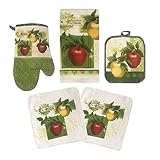 Oven Mitts and Pot Holders - Kitchen Towels and Dish Cloths Sets - Oven Mitts - Tea Towels - Dish Cloths Set